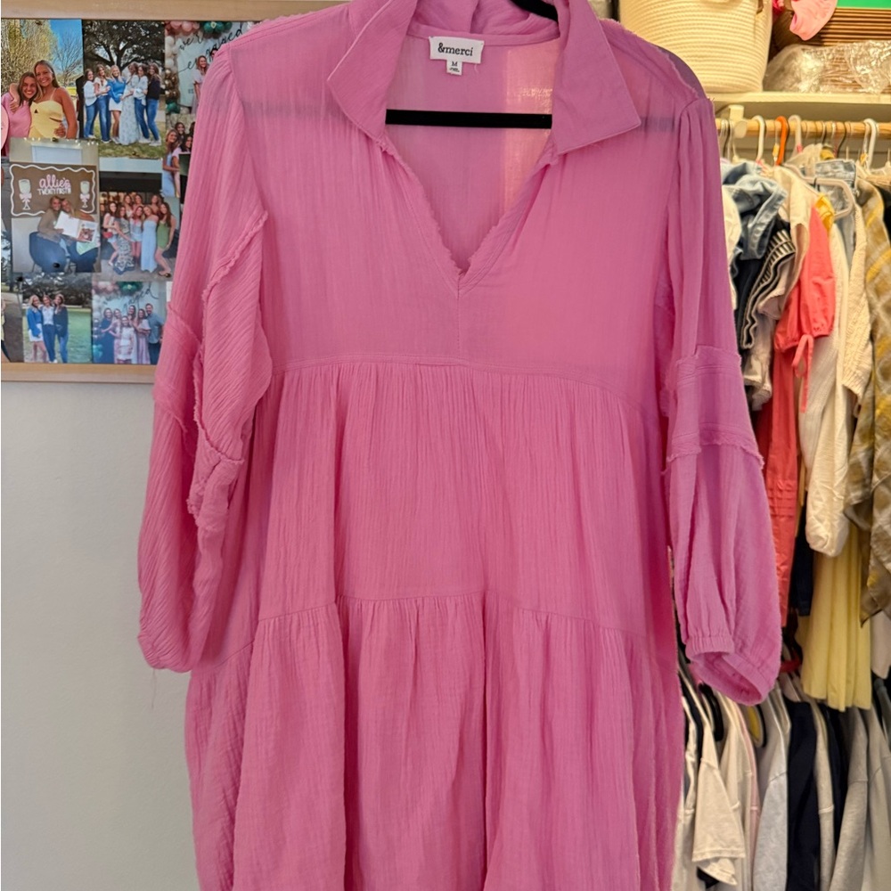 Amuse Society Pink Mini Dress